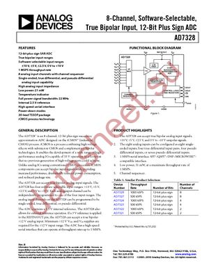 AD7328BRUZ-REEL datasheet  